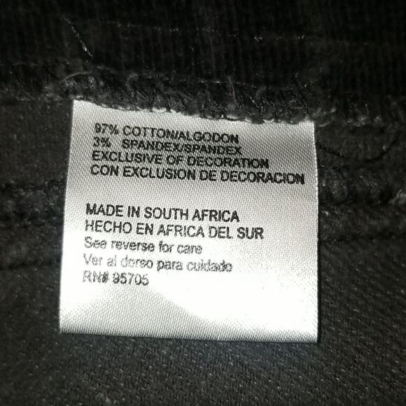 PLUGG BLACK CORDUROY SKIRT- SZ 11 - Picture 7 of 8